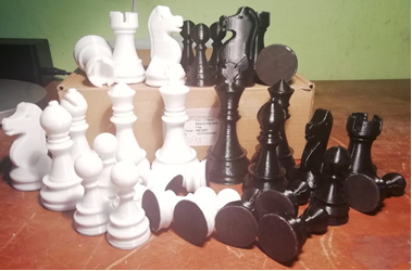 Piezas de ajedrez impresas en 3D